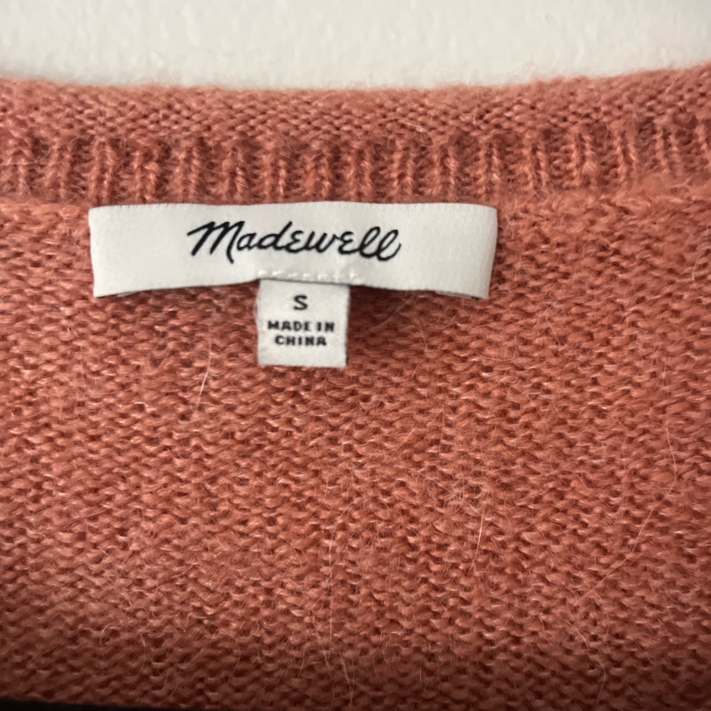 Madewell Women's Sweater in Warm Rust - Picture 2 of 3